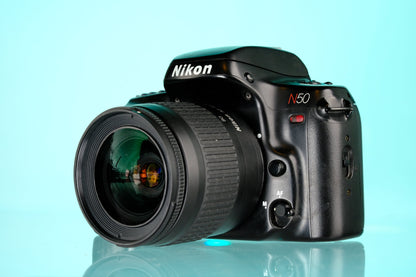 Nikon N50 35mm SLR Film Camera + AF Nikkor 28-80mm f/3.3-5.6 Lens