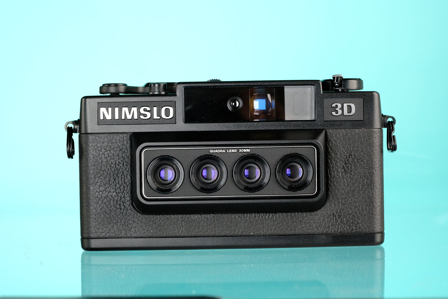Nimslo 3D Quadra Lens 35mm Film Camera + Opti-Lite Nimslo Flash
