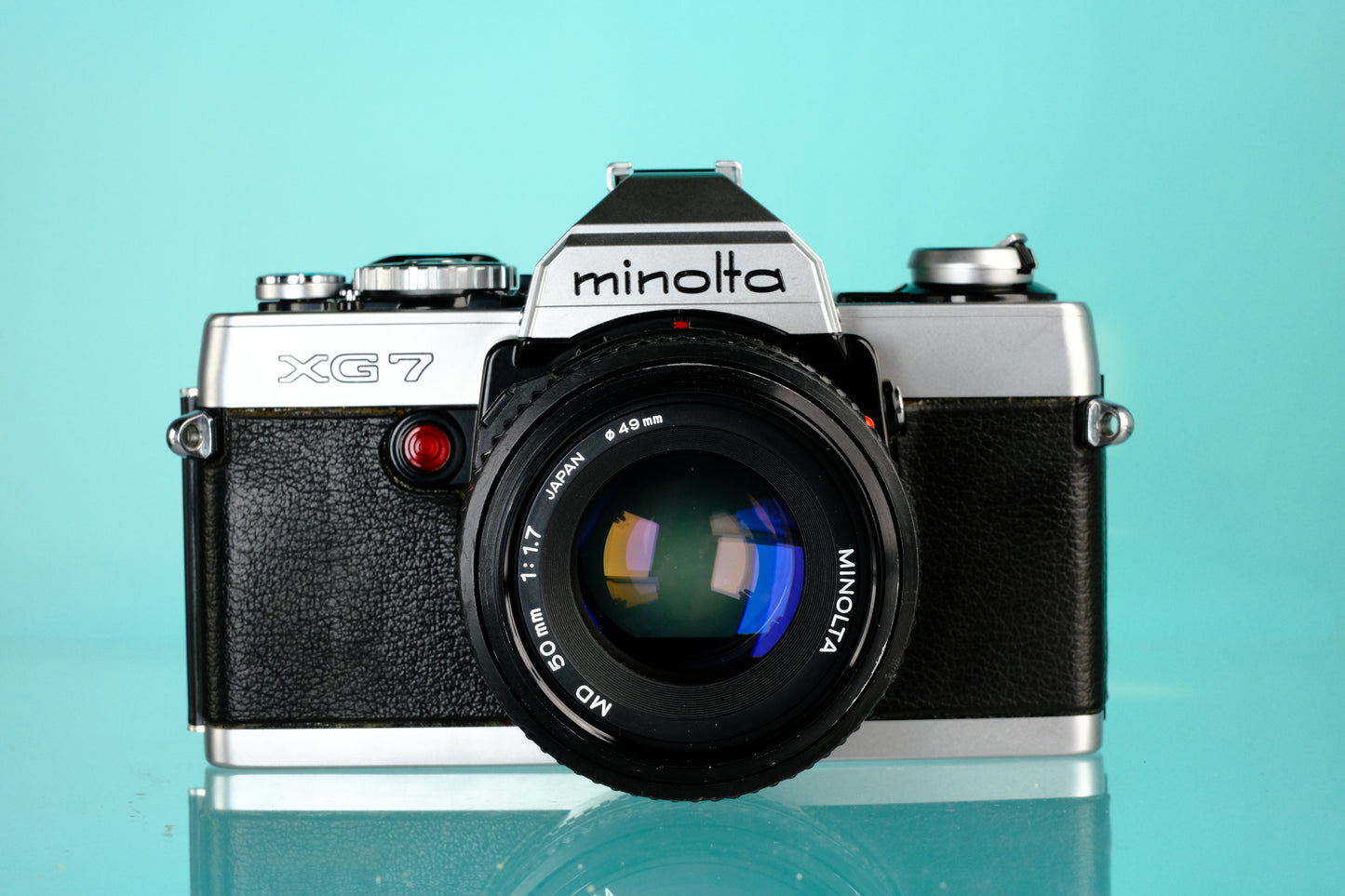 Minolta XG7 35mm SLR Film Camera + MD 50mm f/1.7 Lens