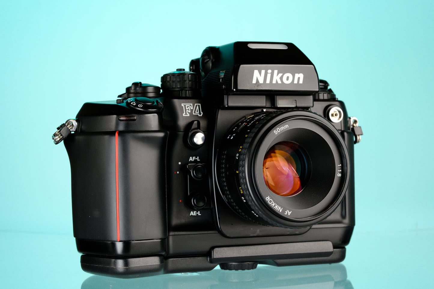 Nikon F4 35mm SLR Film Camera + Nikkor AF 50mm f/1.8 Lens