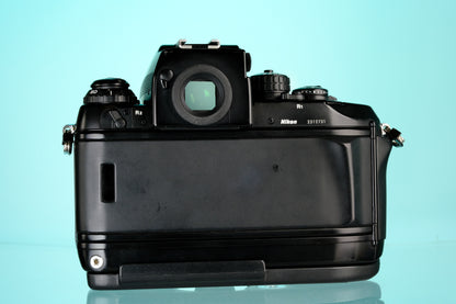 Nikon F4 35mm SLR Film Camera + Nikkor AF 50mm f/1.8 Lens