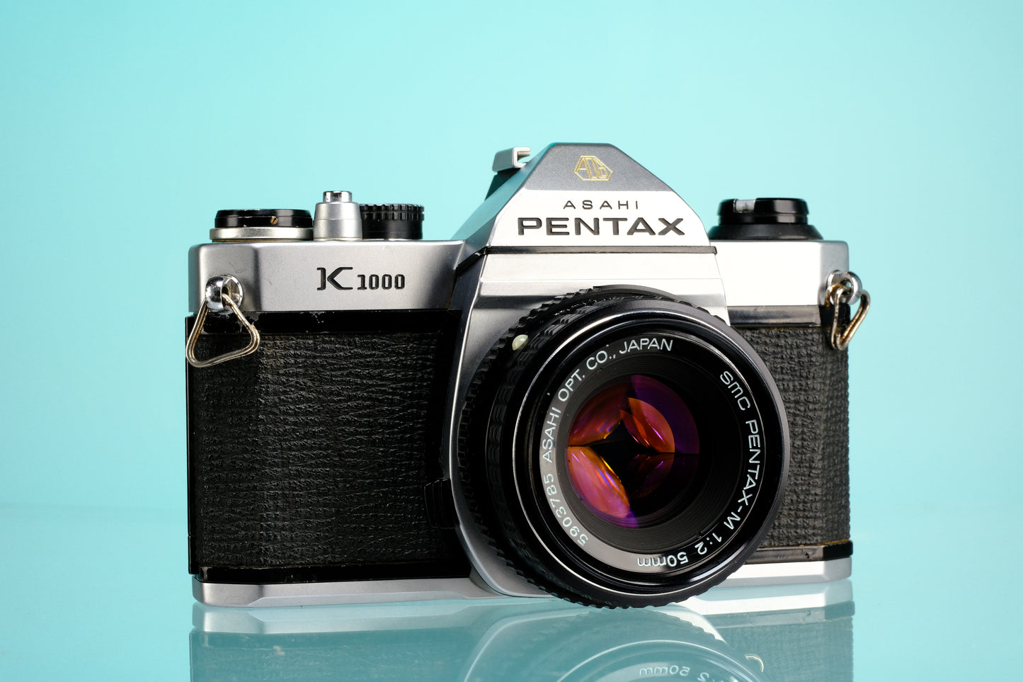 Pentax K1000 35mm SLR Film Camera + Pentax-M 50mm f/2 Lens