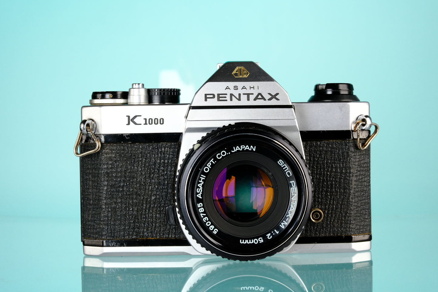 Pentax K1000 35mm SLR Film Camera + Pentax-M 50mm f/2 Lens