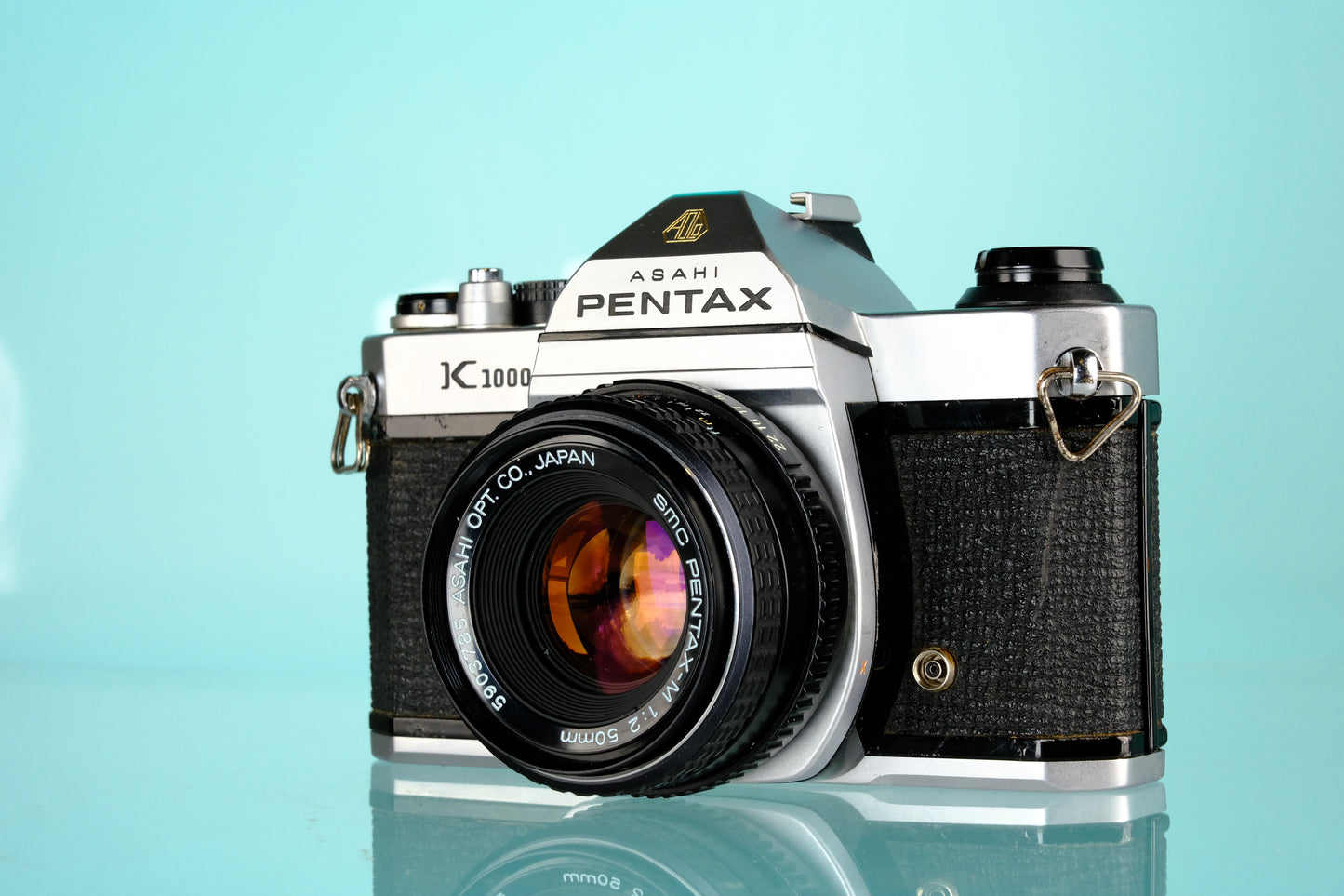 Pentax K1000 35mm SLR Film Camera + Pentax-M 50mm f/2 Lens