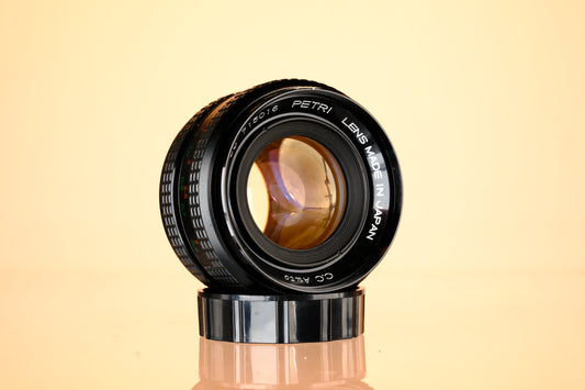 Petri 55mm f/1.8 Auto CC M42 Mount Lens
