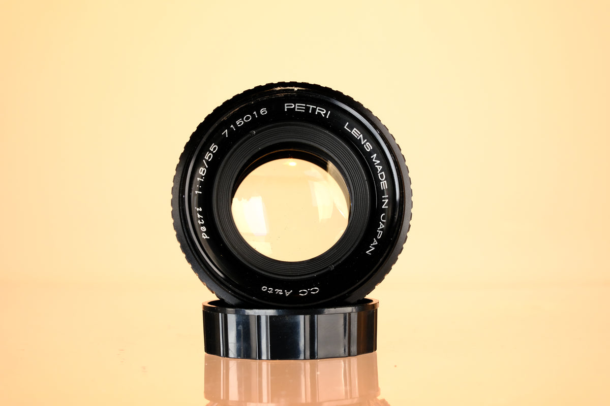 Petri 55mm f/1.8 Auto CC M42 Mount Lens