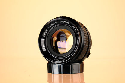 Petri 55mm f/1.8 Auto CC M42 Mount Lens