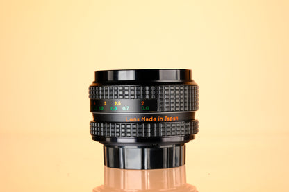 Petri 55mm f/1.8 Auto CC M42 Mount Lens