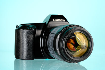 Canon EOS Rebel II 35mm SLR Camera + 55-200mm f/4.5-5.6 II USM EF Lens
