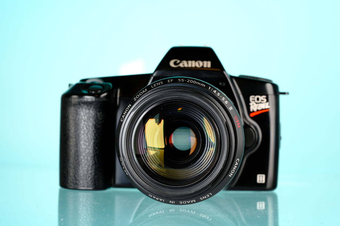 Canon EOS Rebel II 35mm SLR Camera + 55-200mm f/4.5-5.6 II USM EF Lens