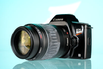 Canon EOS Rebel II 35mm SLR Camera + 55-200mm f/4.5-5.6 II USM EF Lens