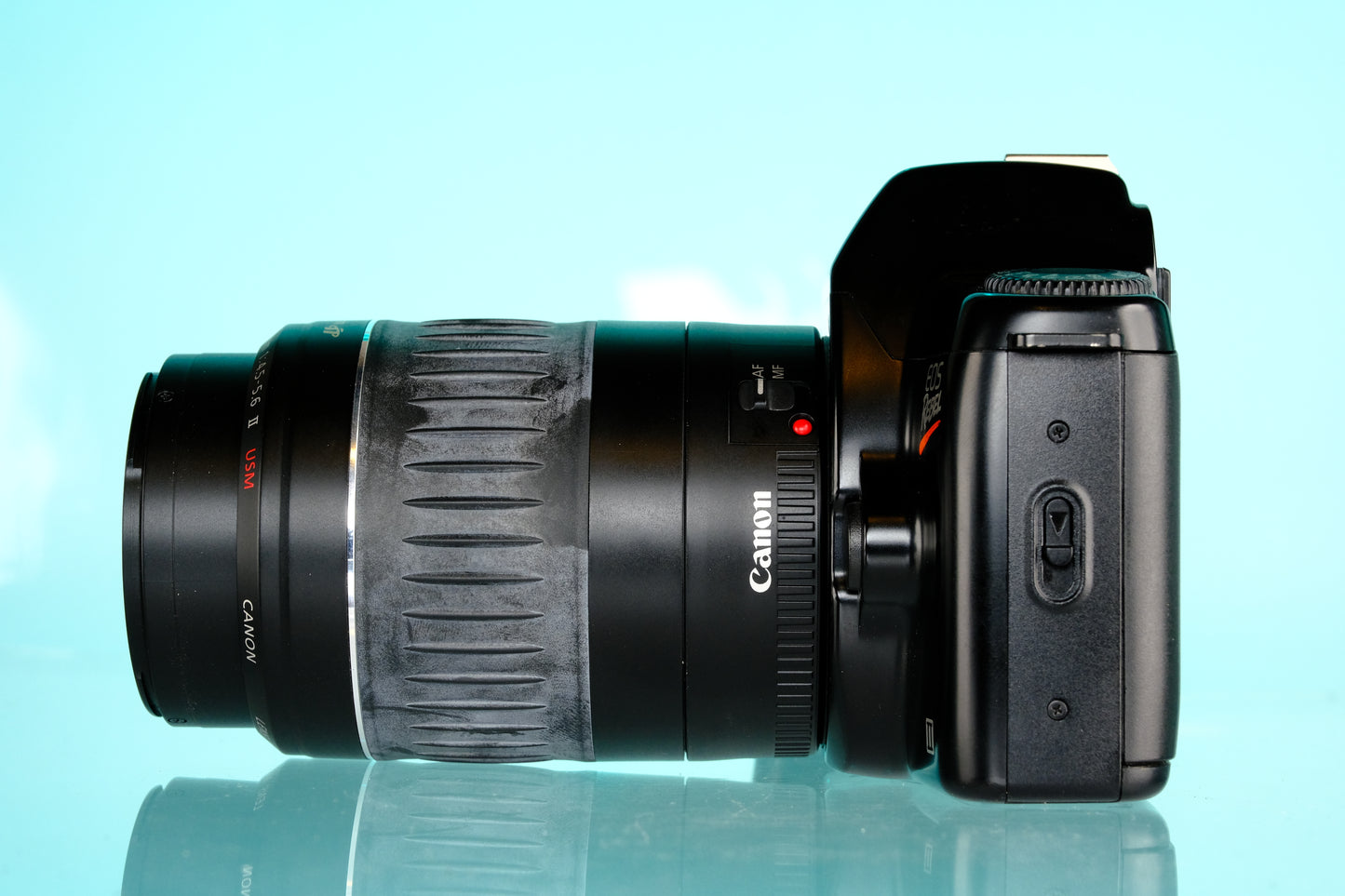 Canon EOS Rebel II 35mm SLR Camera + 55-200mm f/4.5-5.6 II USM EF Lens