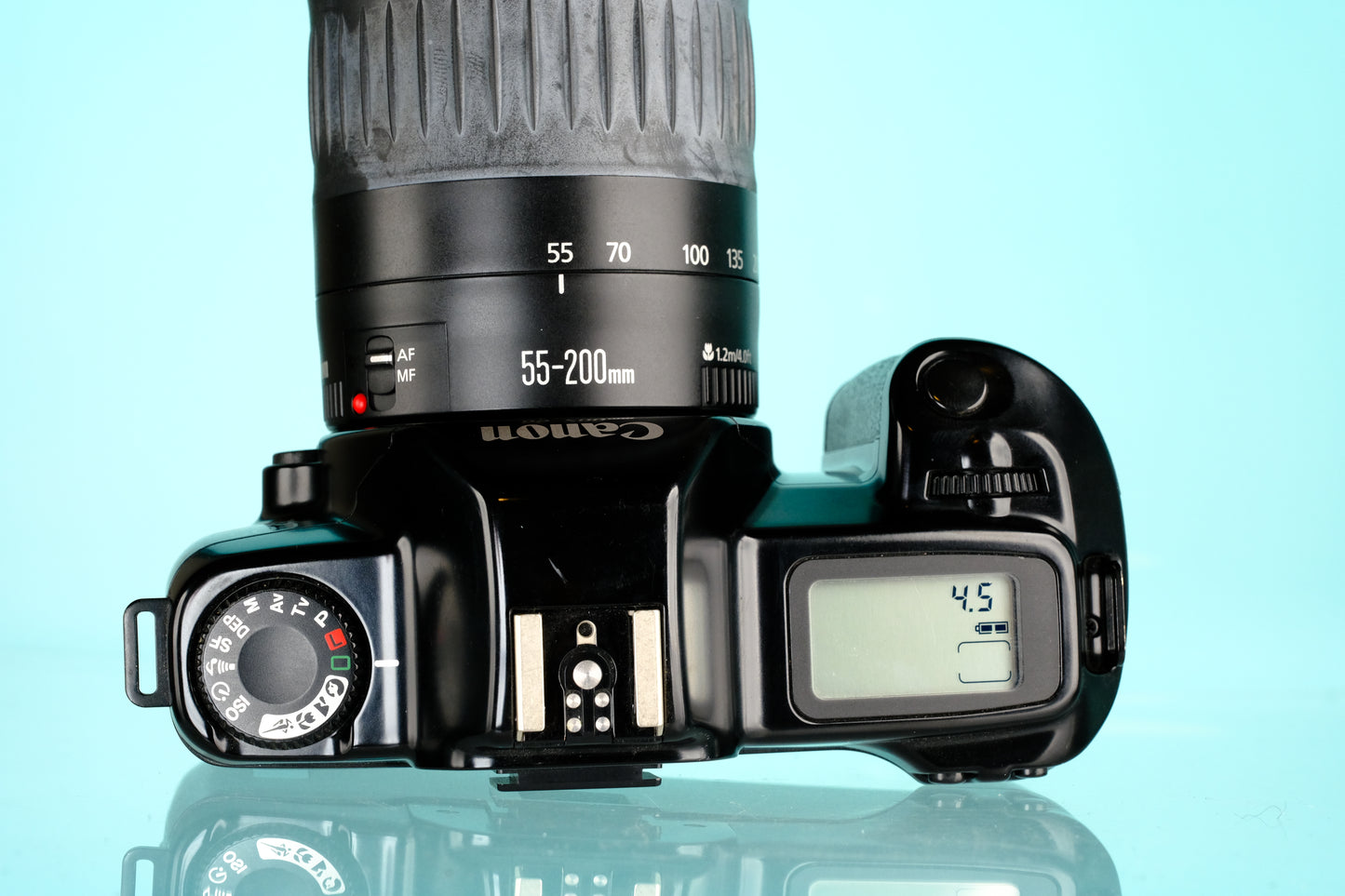 Canon EOS Rebel II 35mm SLR Camera + 55-200mm f/4.5-5.6 II USM EF Lens