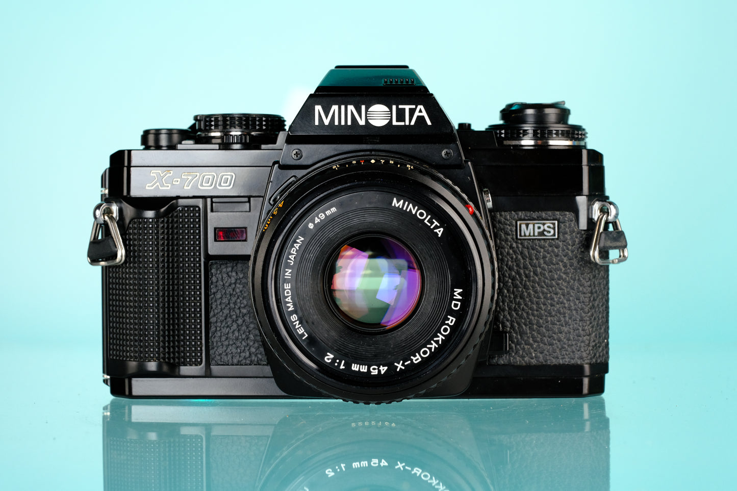 Minolta x700 35mm SLR Film Camera + Rokkor-X 45mm f/2 Lens