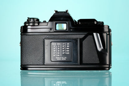 Minolta x700 35mm SLR Film Camera + Rokkor-X 45mm f/2 Lens