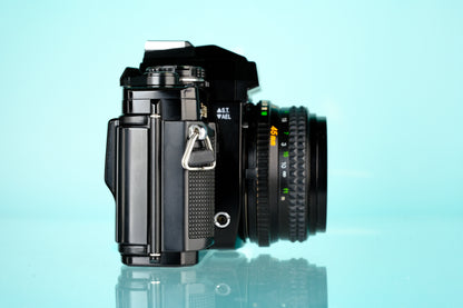 Minolta x700 35mm SLR Film Camera + Rokkor-X 45mm f/2 Lens