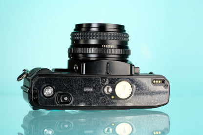 Minolta x700 35mm SLR Film Camera + Rokkor-X 45mm f/2 Lens