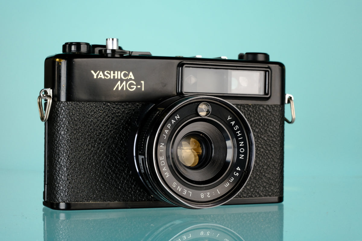 Yashica MG-1 35mm Rangefiner Film Camera w/ Yashinon 45mm f/2.8 Lens