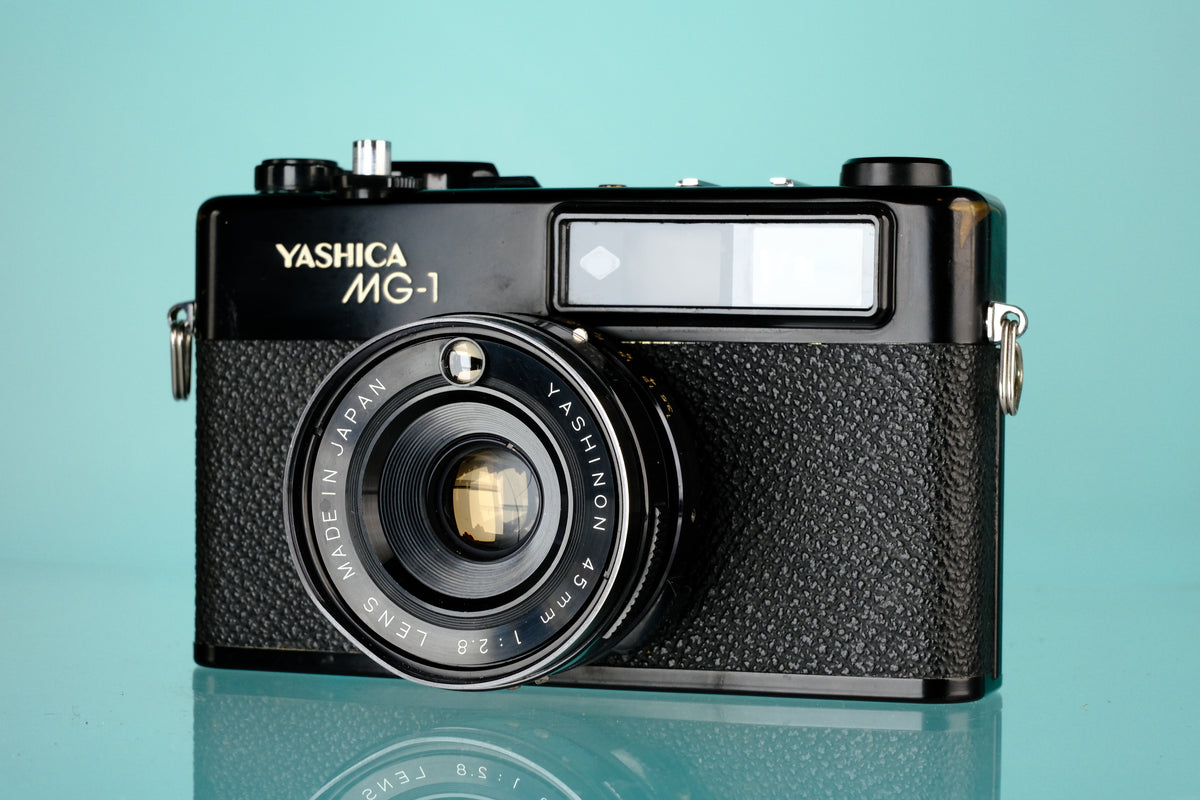Yashica MG-1 35mm Rangefiner Film Camera w/ Yashinon 45mm f/2.8 Lens