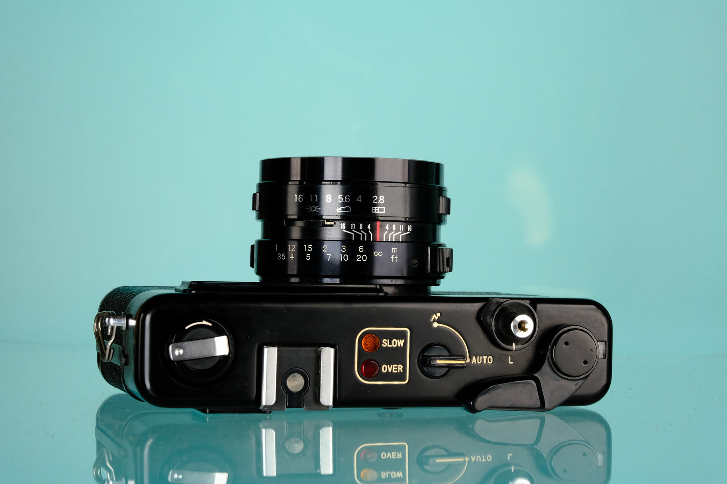 Yashica MG-1 35mm Rangefiner Film Camera w/ Yashinon 45mm f/2.8 Lens