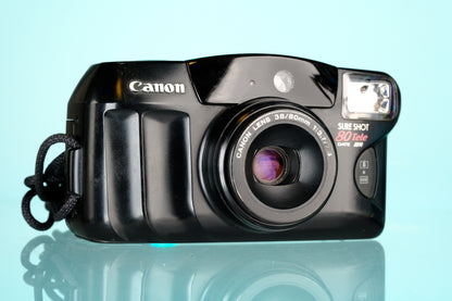 Canon Sure Shot 80 Tele 35mm Point and Shoot Film Camera