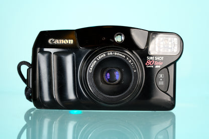 Canon Sure Shot 80 Tele 35mm Point and Shoot Film Camera