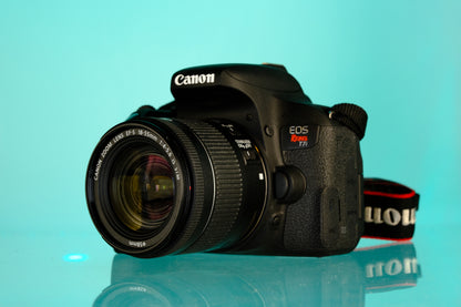 Canon EOS Rebel T7i 24.2mp APS-C Digital Camera + 18-55mm IS STM Lens