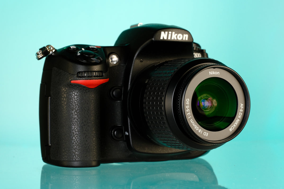 Nikon D300 12.3mp DSLR Camera + 18-55mm DX AF-S Lens
