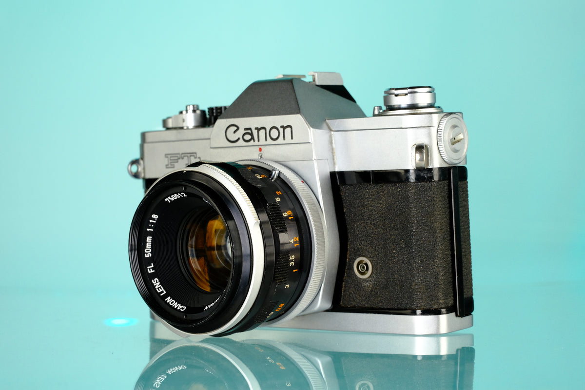 Canon FTb QL 35mm SLR Film Camera + FL 50mm f/1.8 Lens