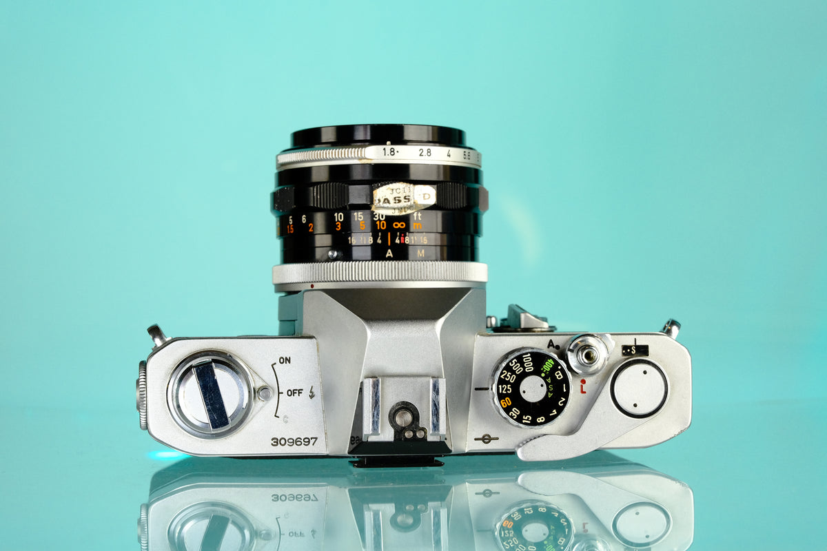 Canon FTb QL 35mm SLR Film Camera + FL 50mm f/1.8 Lens