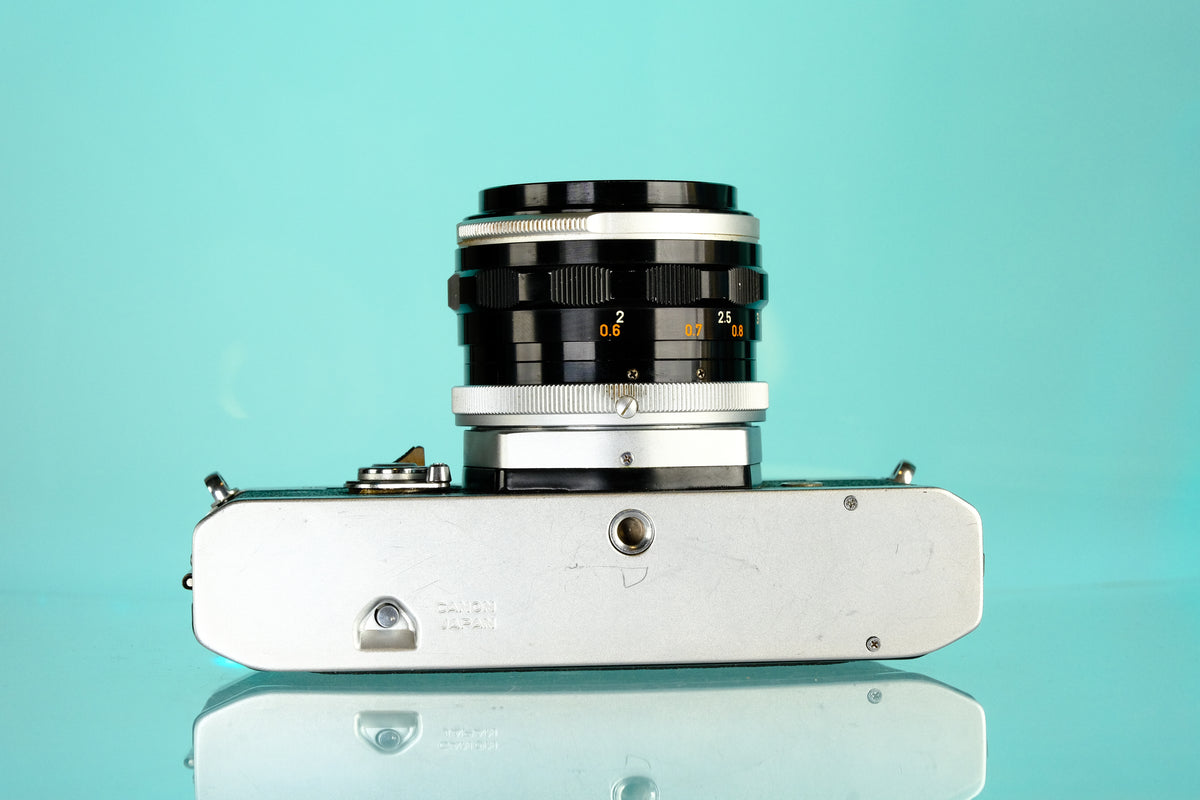 Canon FTb QL 35mm SLR Film Camera + FL 50mm f/1.8 Lens