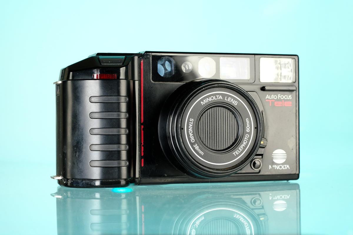 Minolta Auto Focus Tele 35mm Point and Shoot Film Camera