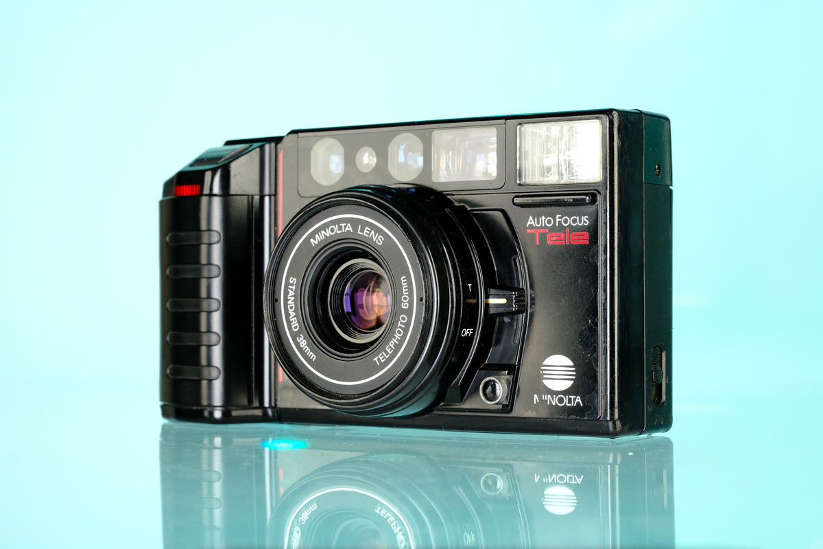Minolta Auto Focus Tele 35mm Point and Shoot Film Camera