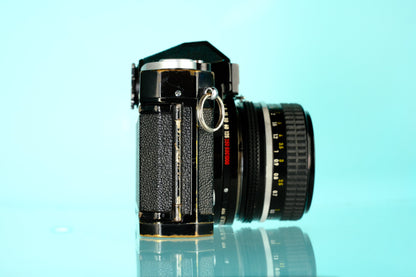 Nikon Nikkormat FTN 35mm SLR Film Camera + Nikkor 50mm f/1.8 Ai Lens