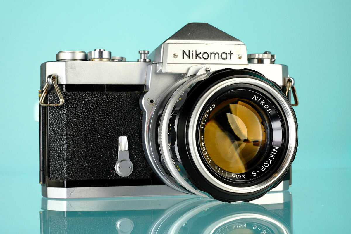 Nikon Nikkormat FTN 35mm SLR Film Camera + Nikkor 50mm f/1.4 Non Ai Lens