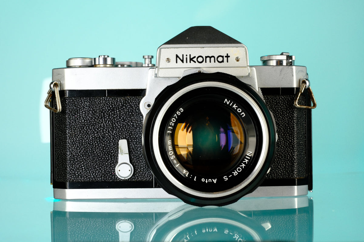 Nikon Nikkormat FTN 35mm SLR Film Camera + Nikkor 50mm f/1.4 Non Ai Lens
