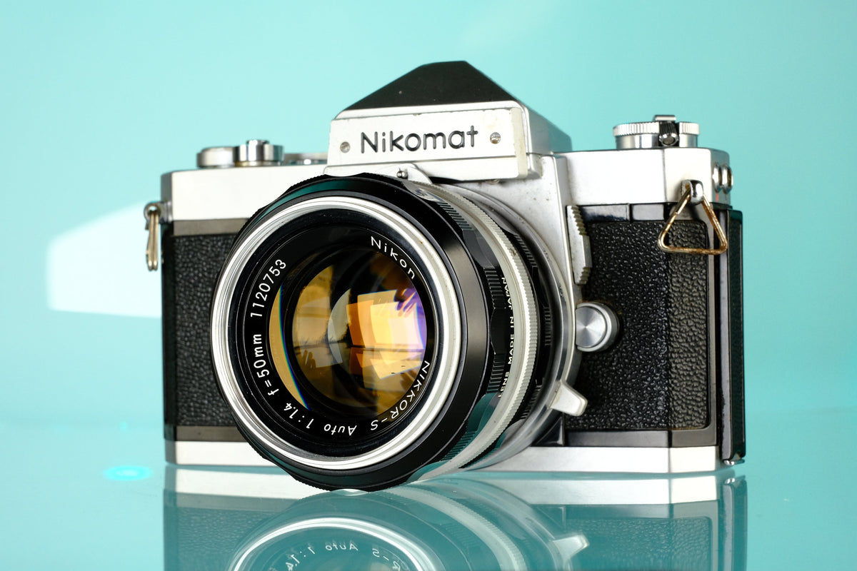 Nikon Nikkormat FTN 35mm SLR Film Camera + Nikkor 50mm f/1.4 Non Ai Lens