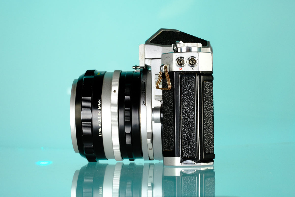 Nikon Nikkormat FTN 35mm SLR Film Camera + Nikkor 50mm f/1.4 Non Ai Lens