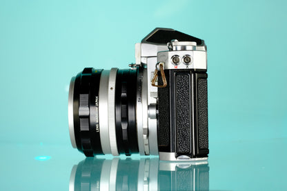 Nikon Nikkormat FTN 35mm SLR Film Camera + Nikkor 50mm f/1.4 Non Ai Lens