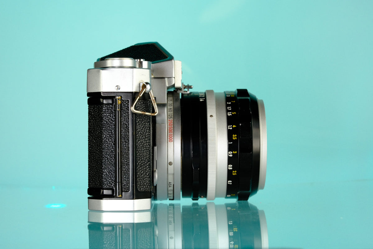 Nikon Nikkormat FTN 35mm SLR Film Camera + Nikkor 50mm f/1.4 Non Ai Lens