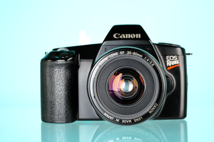 Canon EOS Rebel 35mm SLR Film Camera + 35-80mm f/4-5.6 Lens
