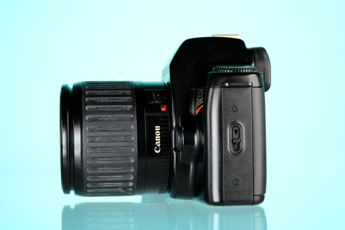 Canon EOS Rebel 35mm SLR Film Camera + 35-80mm f/4-5.6 Lens