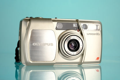 Olympus SuperZoom 80s 35mm Point and Shoot Film Camera