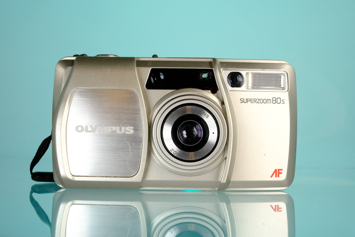 Olympus SuperZoom 80s 35mm Point and Shoot Film Camera