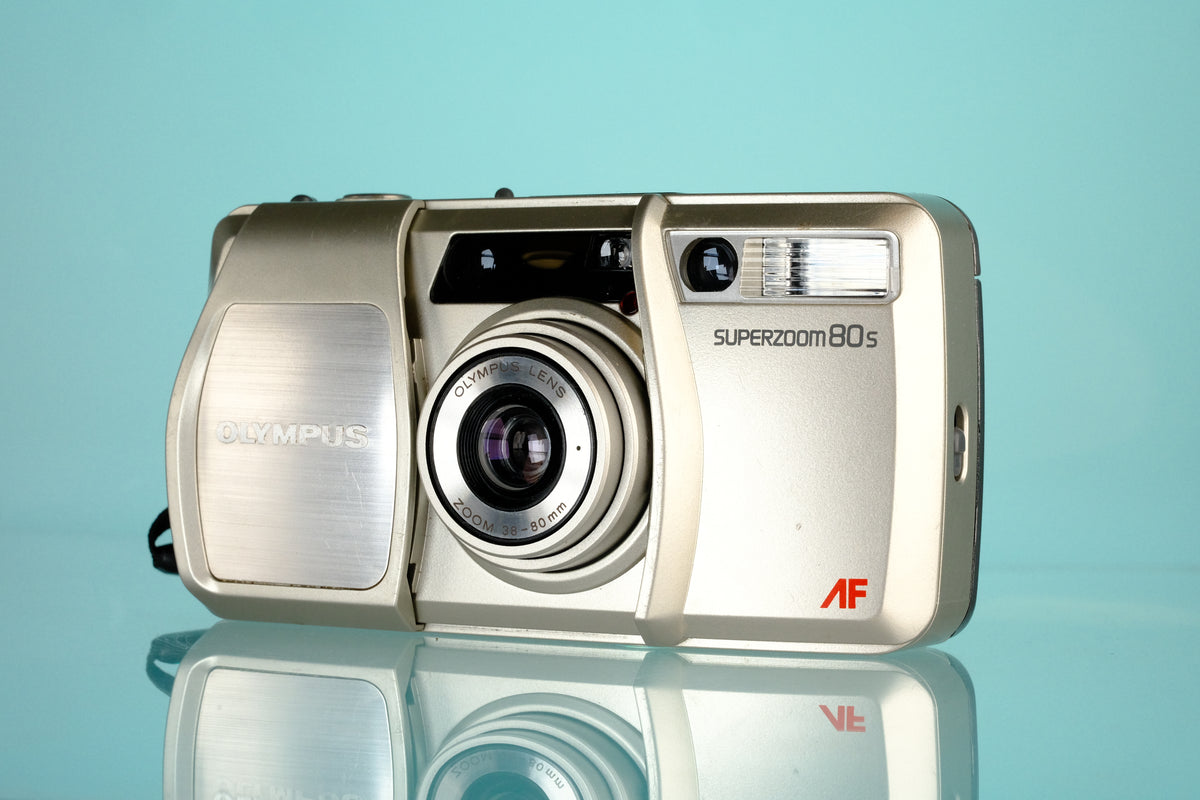 Olympus SuperZoom 80s 35mm Point and Shoot Film Camera