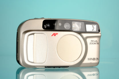 Minolta Riva Zoom 70 35mm Point and Shoot Film Camera