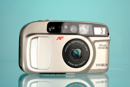 Minolta Riva Zoom 70 35mm Point and Shoot Film Camera