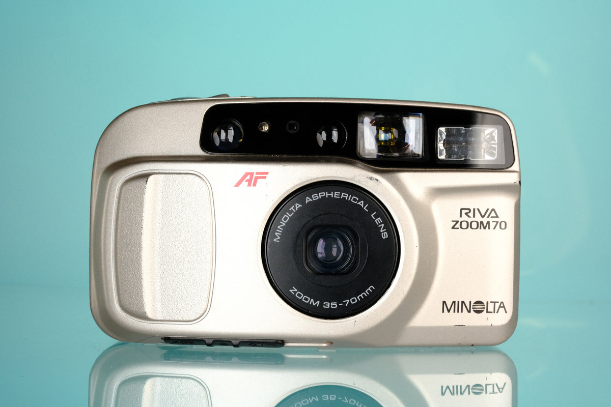 Minolta Riva Zoom 70 35mm Point and Shoot Film Camera