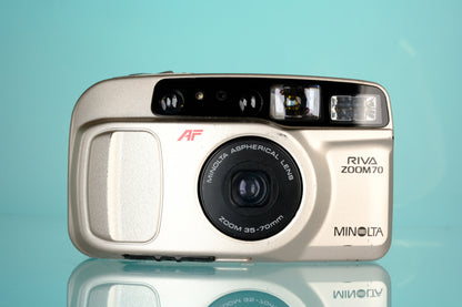 Minolta Riva Zoom 70 35mm Point and Shoot Film Camera