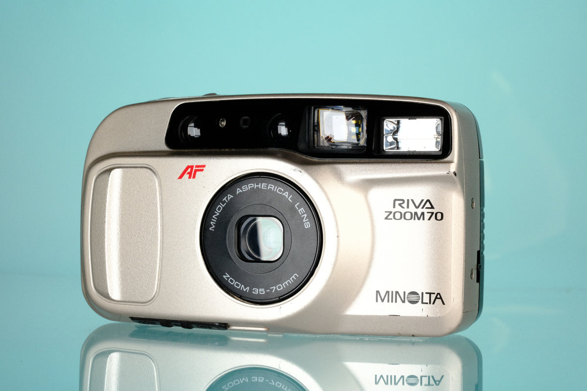Minolta Riva Zoom 70 35mm Point and Shoot Film Camera